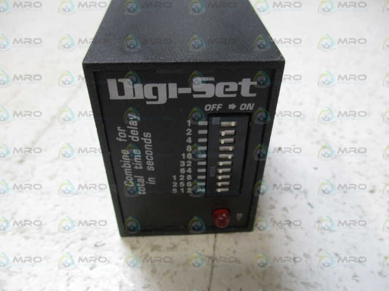ABB DIGI-SET TDM120AL TIME DELAY RELAY 120VAC *USED*
