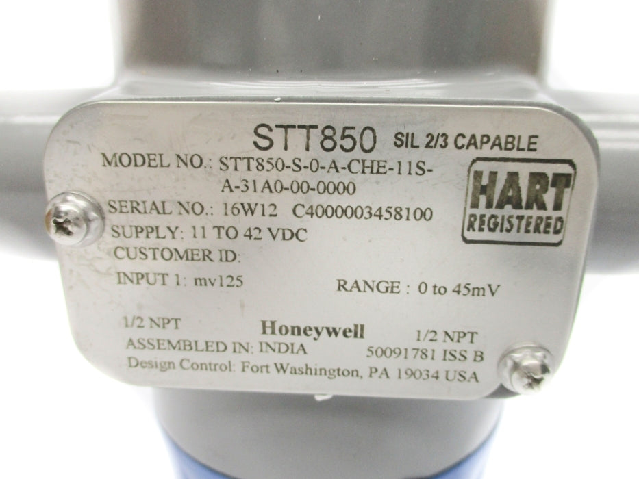 HONEYWELL STT850-S-0-A-CHE-11S-A-31A0-00-0000 NSMP