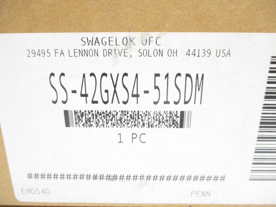 SWAGELOK SS-42GXS4-51SDM NSMP