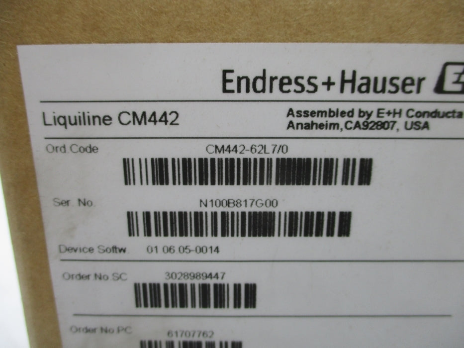 ENDRESS+HAUSER CM442-62L7/0 NSFS