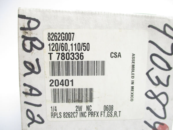 ASCO 8262G007 110/120V NSMP