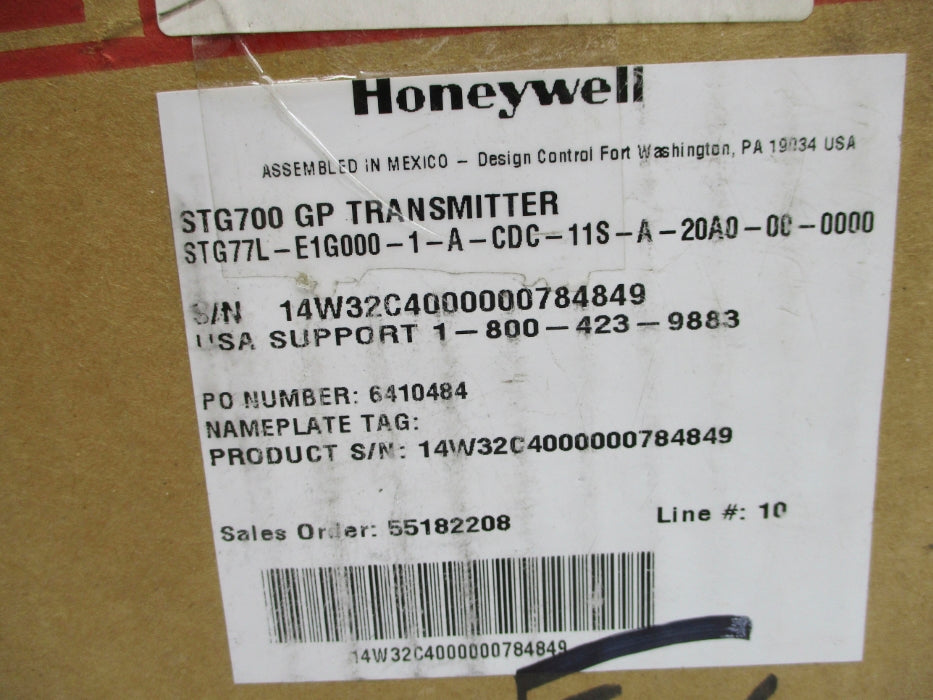 HONEYWELL STG77L-E1G000-1-A-CDC-11S-A-20A0-00-0000 NSMP