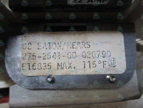 EATON/MEARS 275-2541-00 THERMOSTAT *USED*