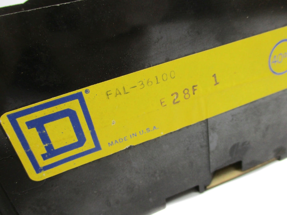 GENERAL ELECTRIC FAL36100 100A 600VAC (BLACK) UNMP