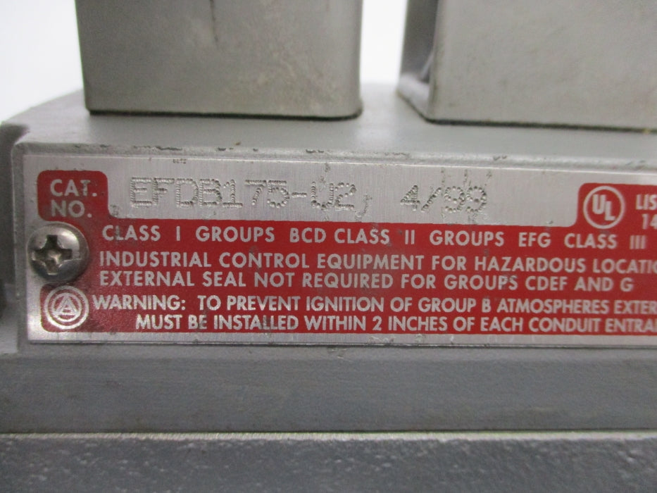CROUSE-HINDS EFDB175-U2 NSNP