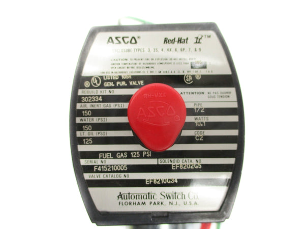ASCO EF8210G34 440/480V 125-150PSI 1/2" NSNP