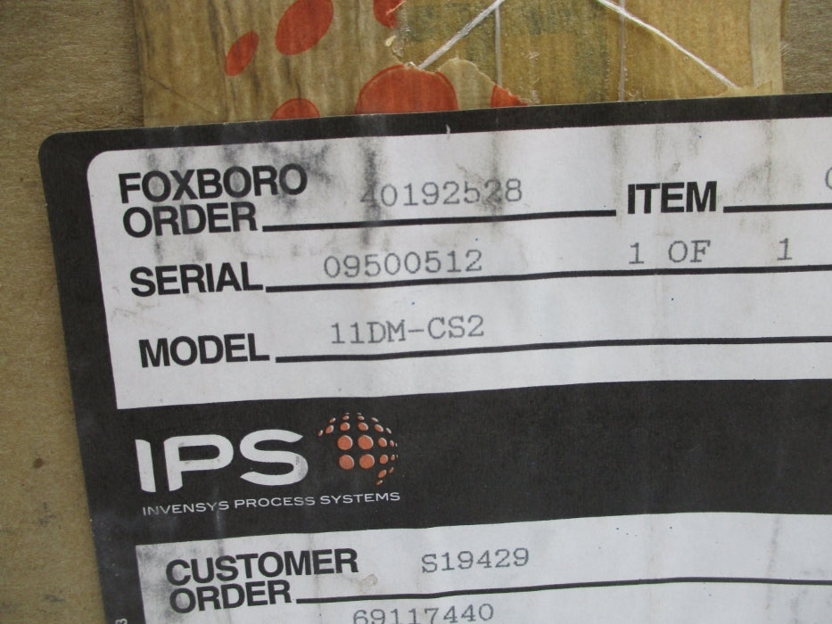 FOXBORO 11DM-CS2 0-750PSI NSMP
