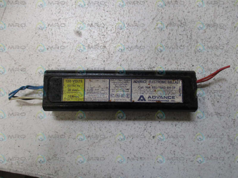 ADVANCE REL-1S40-RH-TP ELECTRONIC BALLAST *USED*