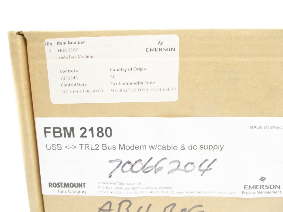 ROSEMOUNT FBM2180 NSMP