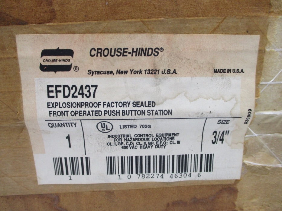 CROUSE-HINDS EFD2437 NSFS