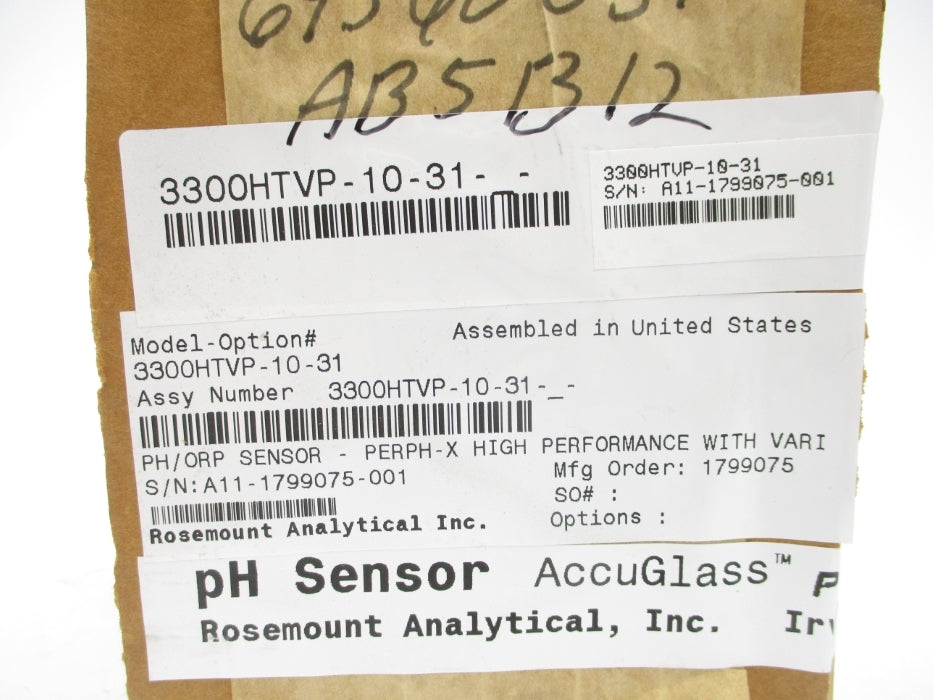 ROSEMOUNT 3300HTVP-10-31 NSFS