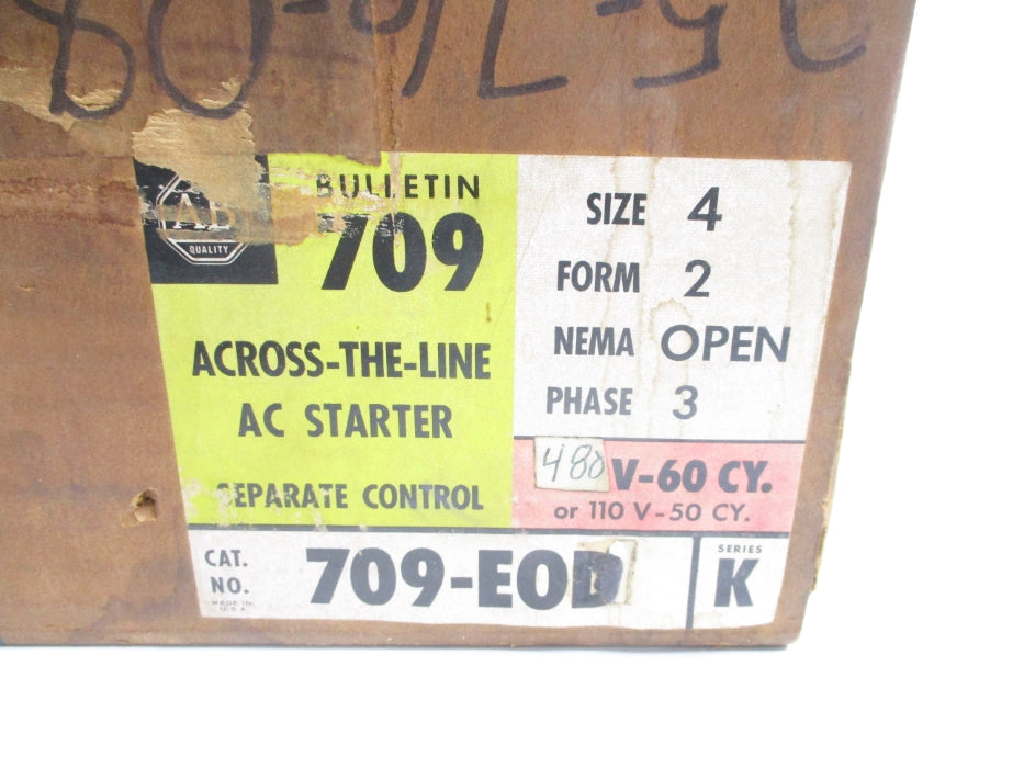 ALLEN BRADLEY 709-EOD SER. K (BR/YL) NSMP