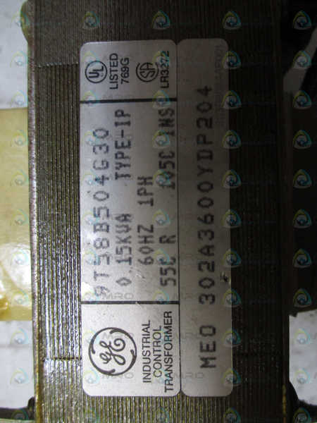 GENERAL ELECTRIC 9T58B504G30 INDUSTRIAL CONTROL TRANSFORMER *USED*