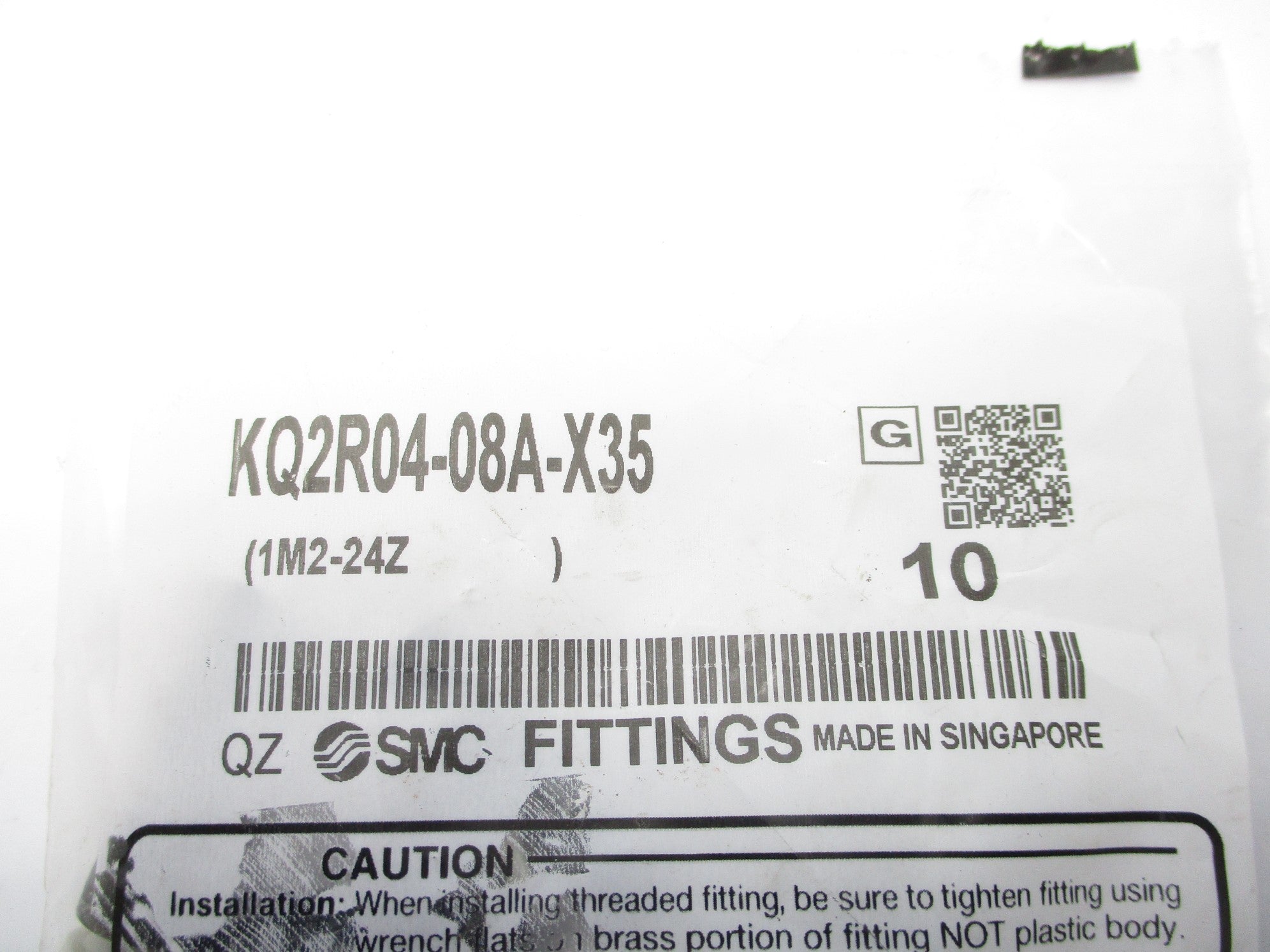 SMC KQ2R04-08A-X35 (PKG OF 10) NSMP