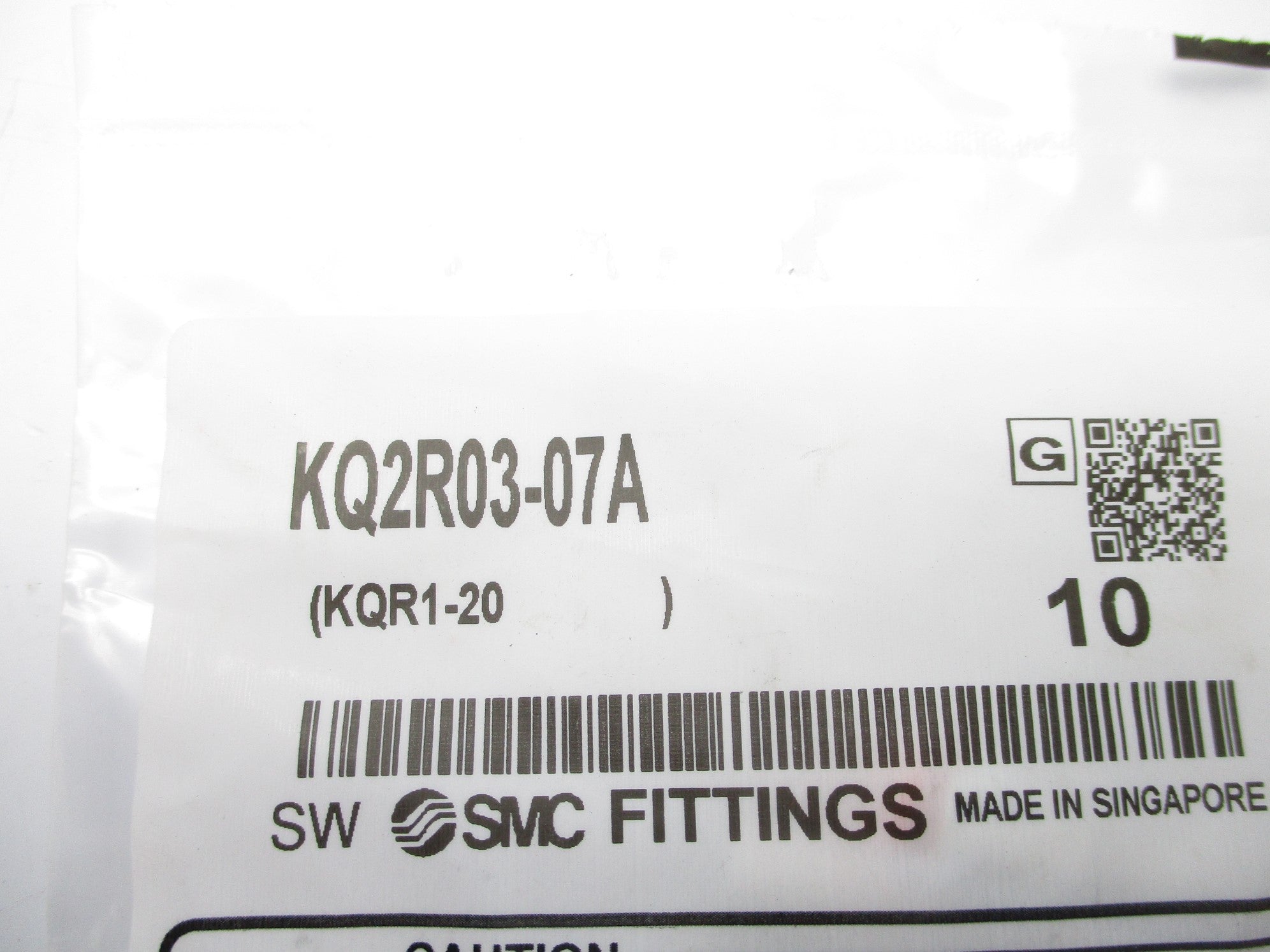 SMC KQ2R03-07A (PKG OF 10) NSMP