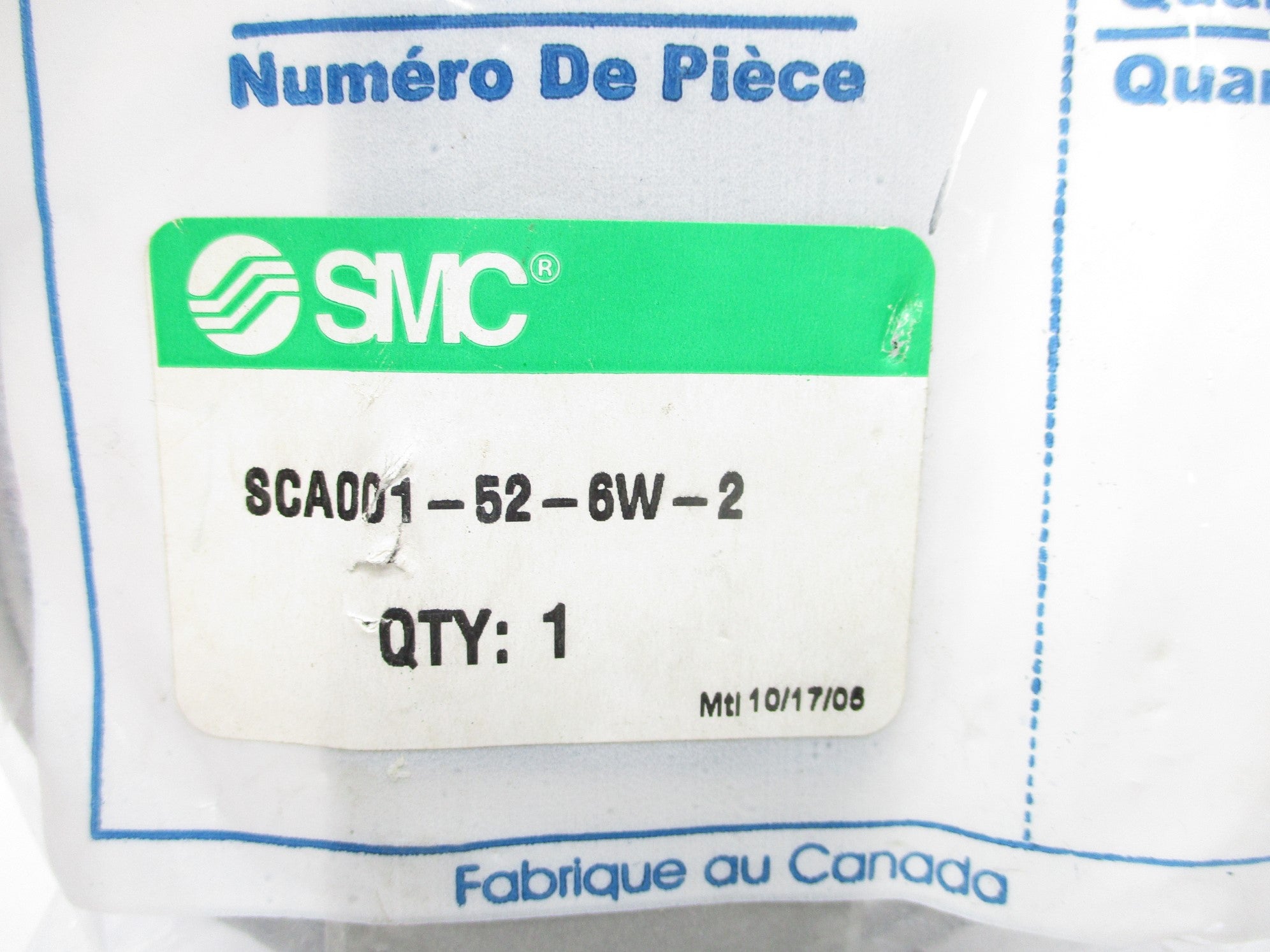 SMC SCA001-52-6W-2 NSMP