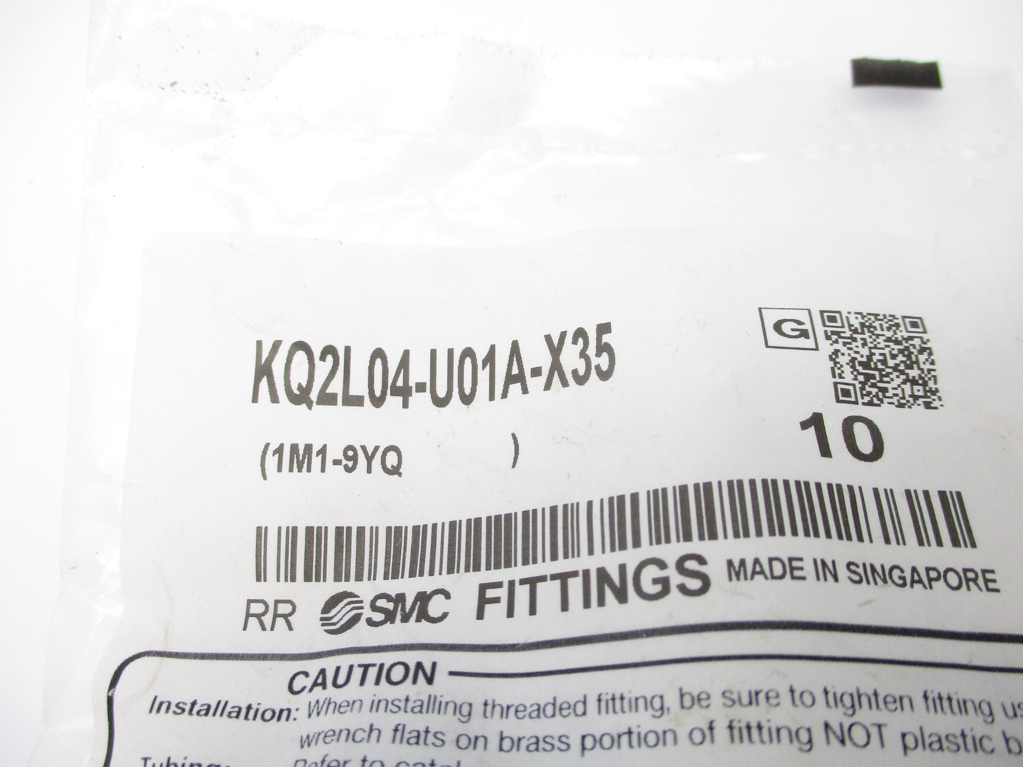 SMC KQ2L04-U01A-X35 (PKG OF 10) NSMP