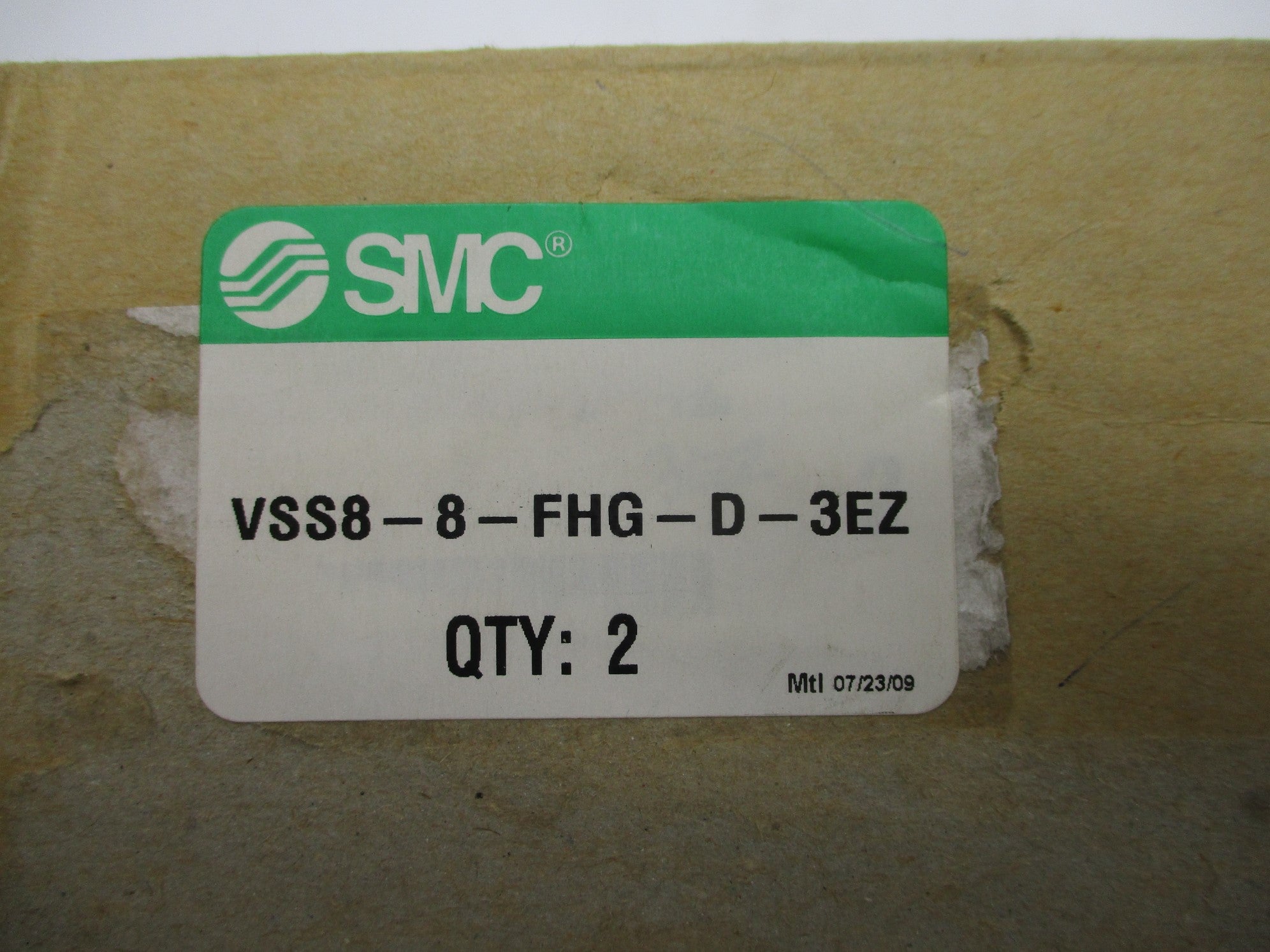 SMC VSS8-8-FHG-D-3EZ (PKG OF 2) NSMP
