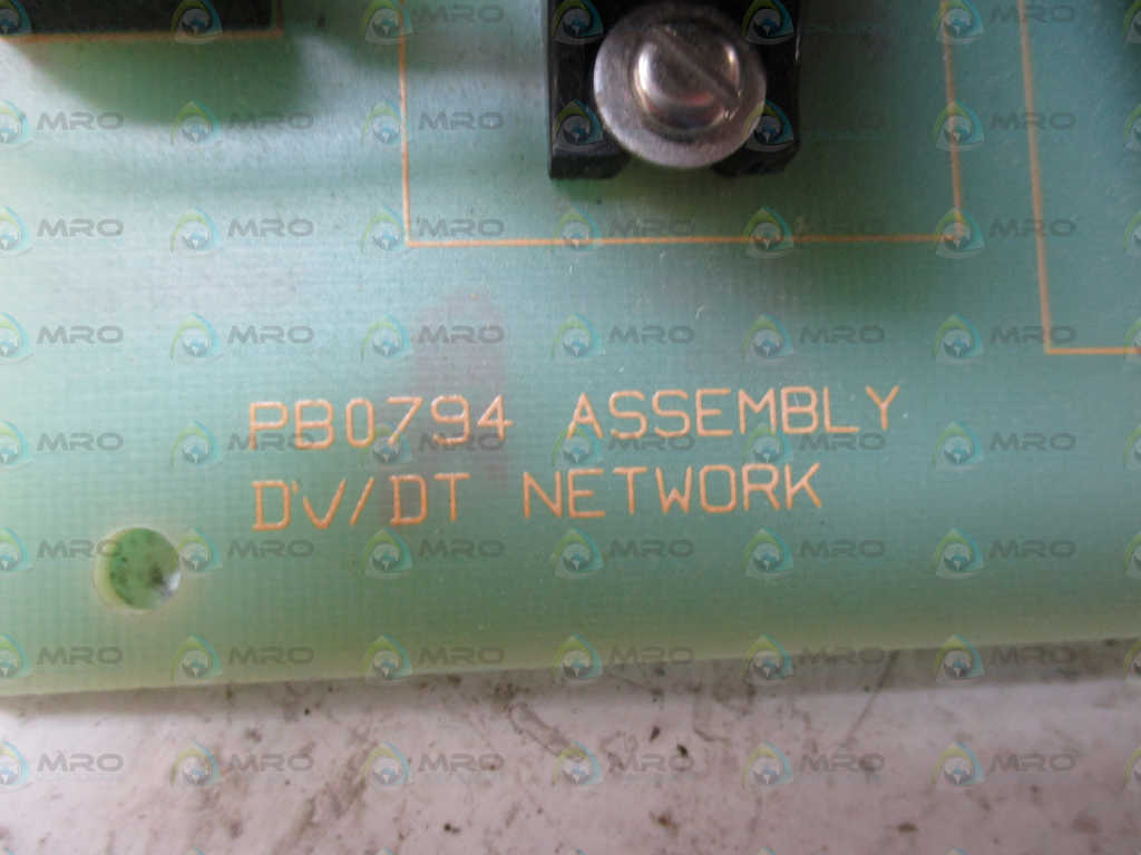 P80794 DV/DT NETWORK CIRCUIT BOARD *USED*