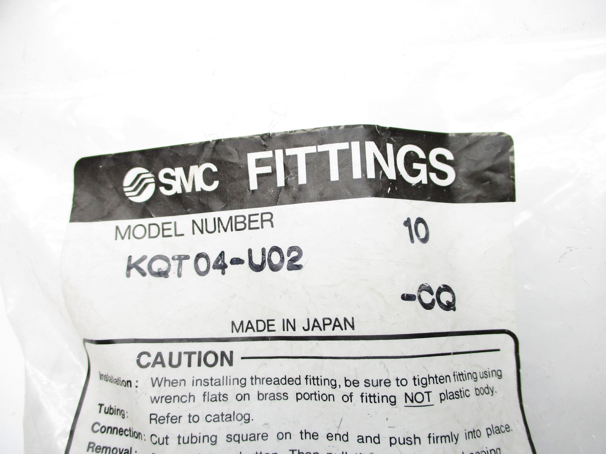 SMC KQT04-U02-CQ (PKG OF 10) NSMP