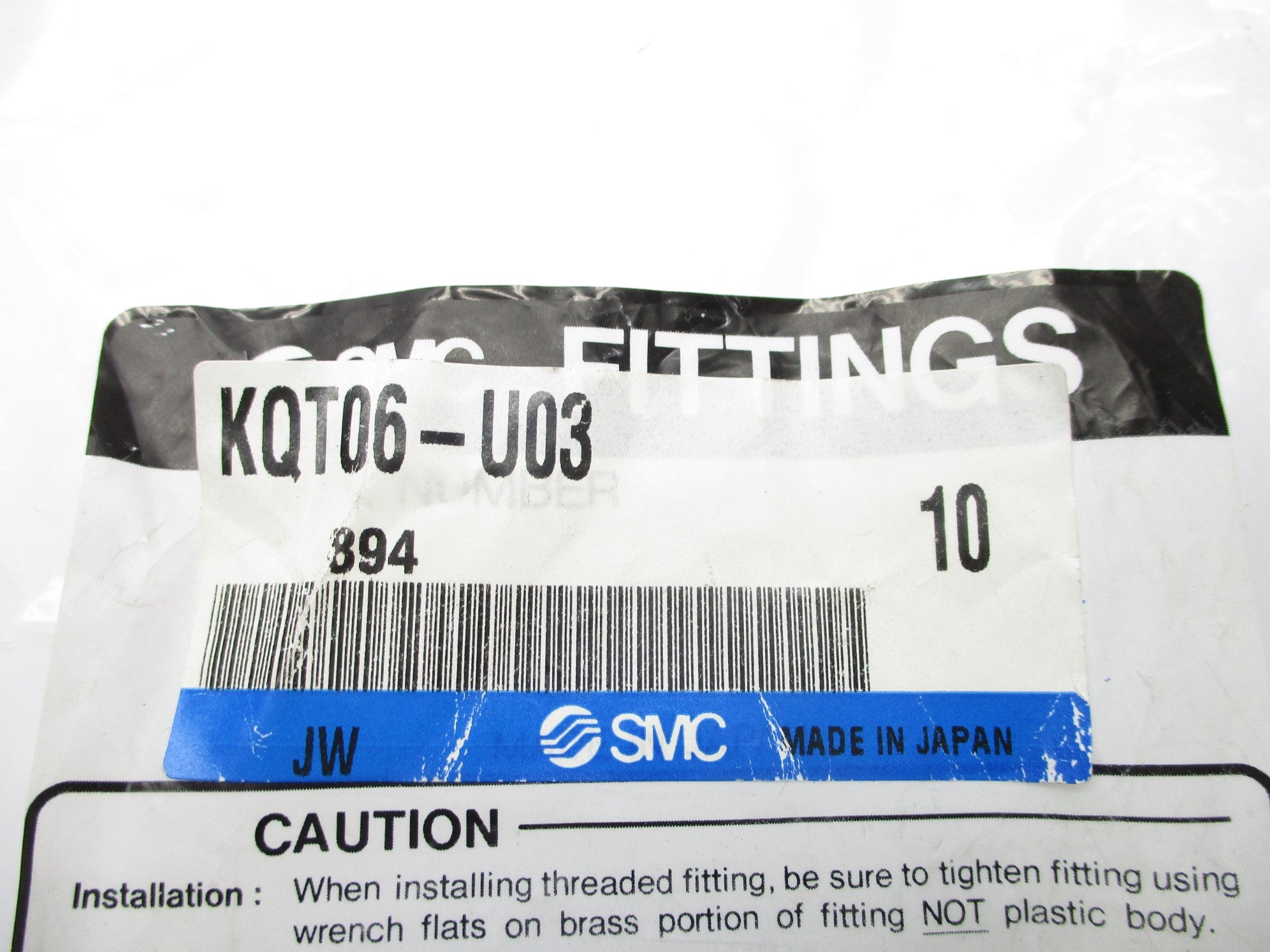 SMC KQT06-U03 (PKG OF 10) NSMP