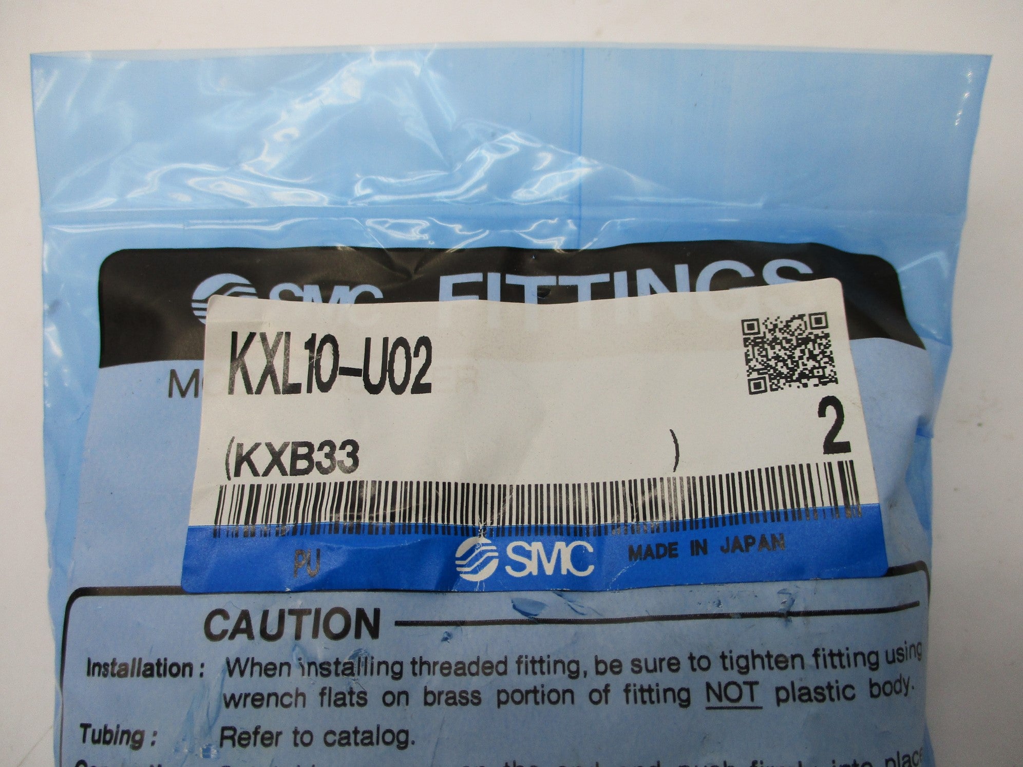 SMC KXL10-U02 (PKG OF 2) NSMP