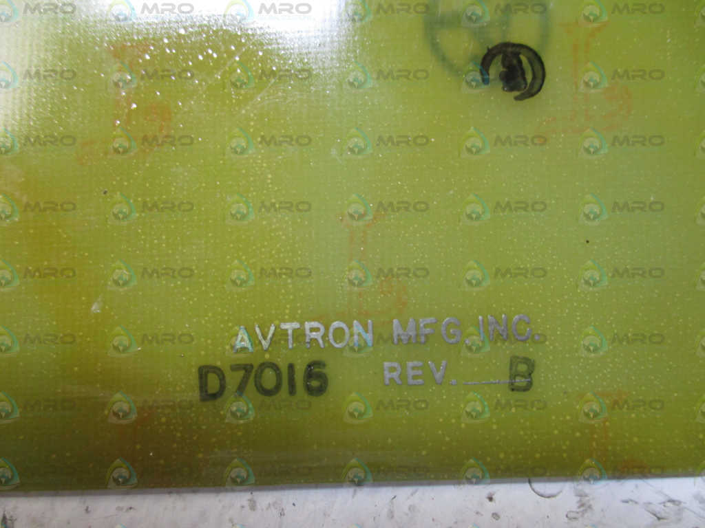 AVTRON D7016 PRINTED CIRCUIT BOARD *USED*