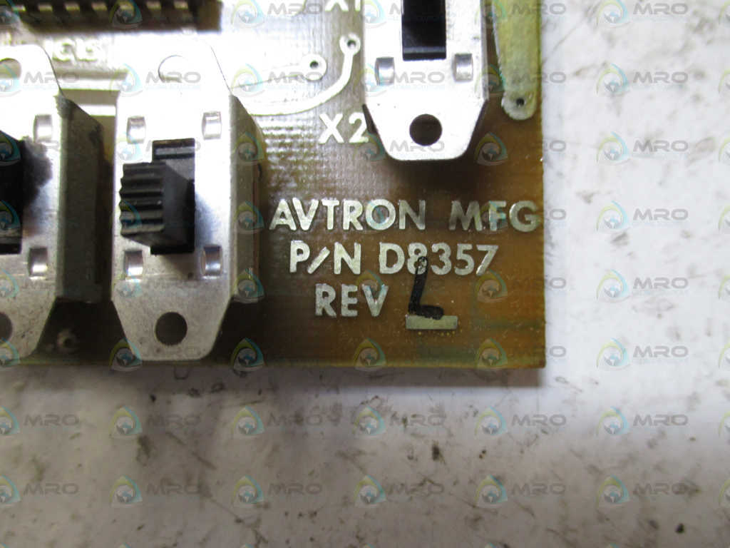 AVTRON D8357 AMPLIFIER/OSCILLATOR MODULE *USED*