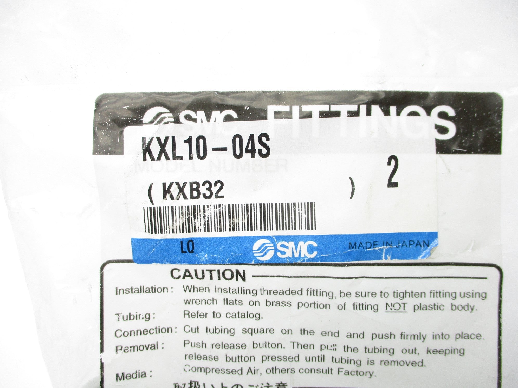 SMC KXL10-04S (PKG OF 2) NSMP