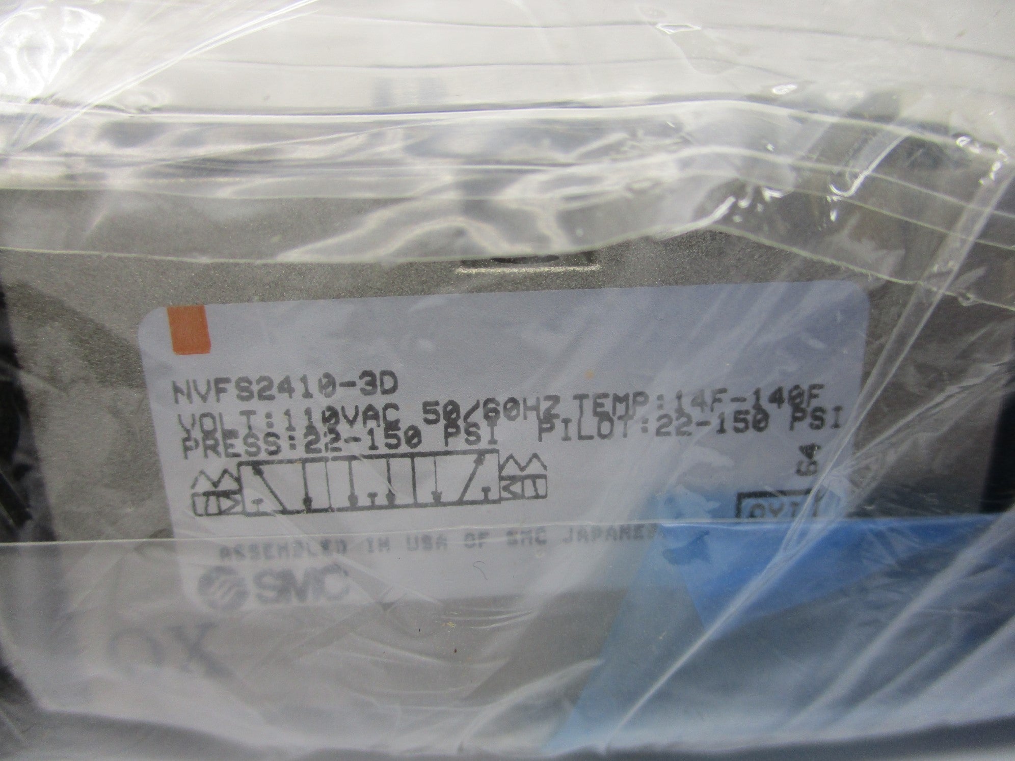 SMC NVFS2410-3D 110VAC 50/60HZ 22-150PSI NSNP