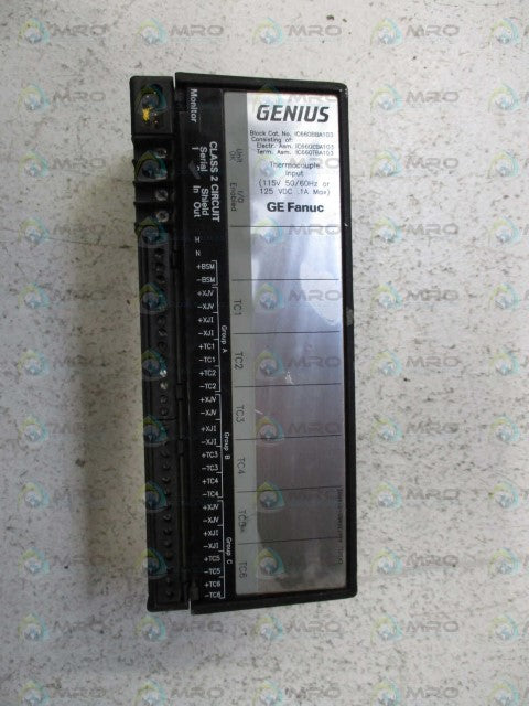 GE FANUC GENIUS IC660BBA103 I/O INPUT MODULE*USED*