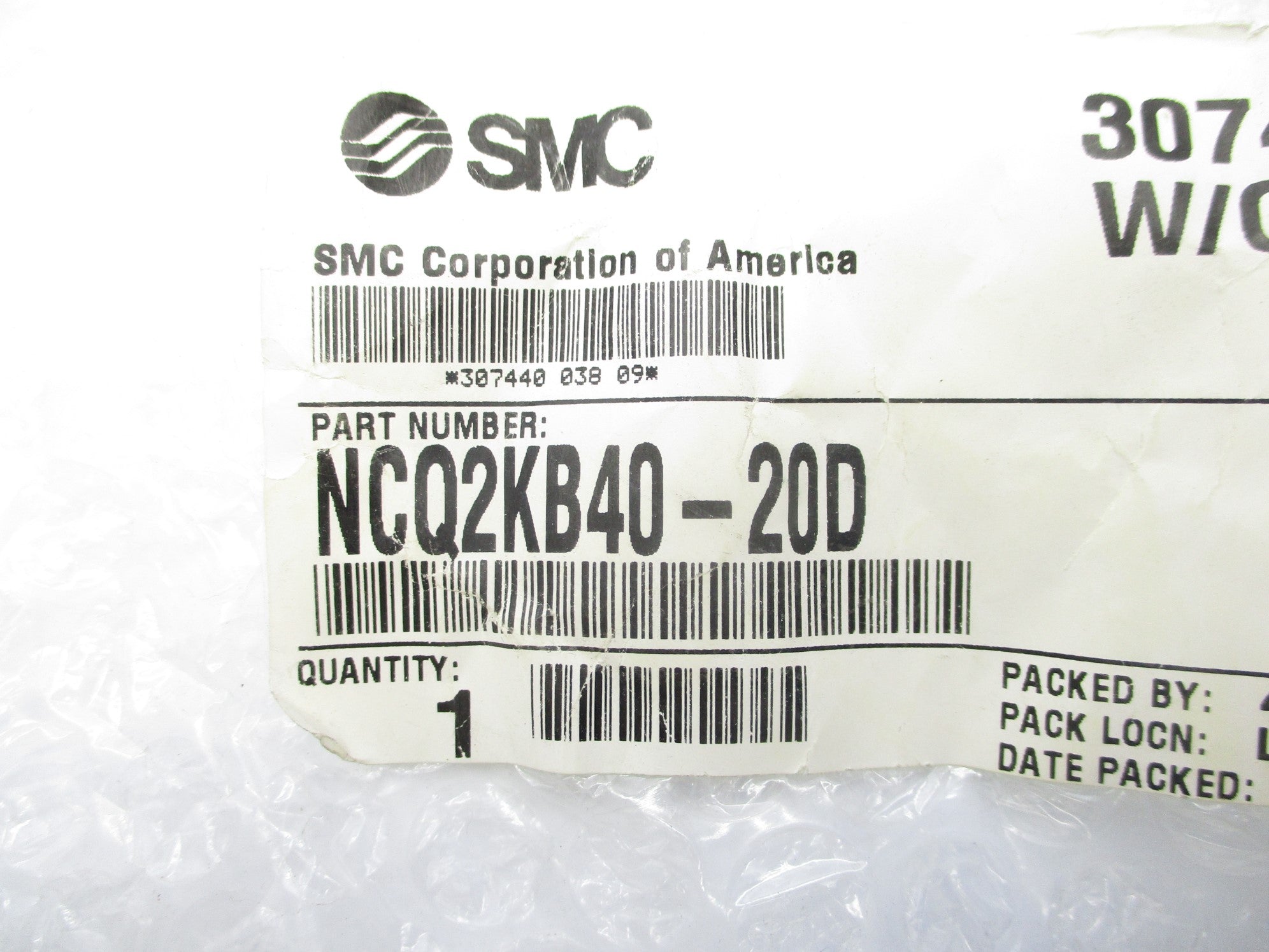 SMC NCQ2KB40-20D NSMP