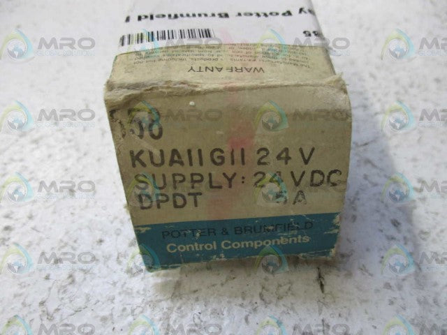 POTTER & BRUMFIELD KUA11G11 RELAY 24VDC *NEW IN BOX*