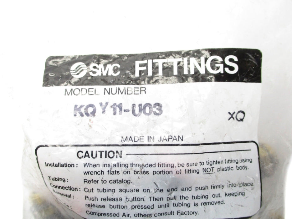 SMC KQY11-U03-XQ (PKG OF 10) NSMP