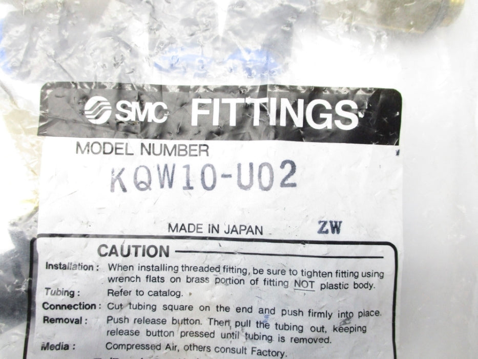 SMC KQW10-U02 (PKG OF 10) NSMP