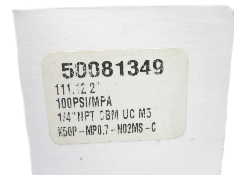 SMC K50P-MP0.7-N02MS-C 100PSI NSMP
