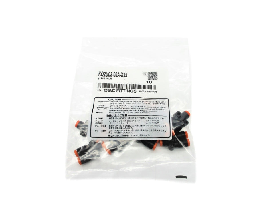 SMC KQ2U03-00A-X35 (PKG OF 10) NSMP