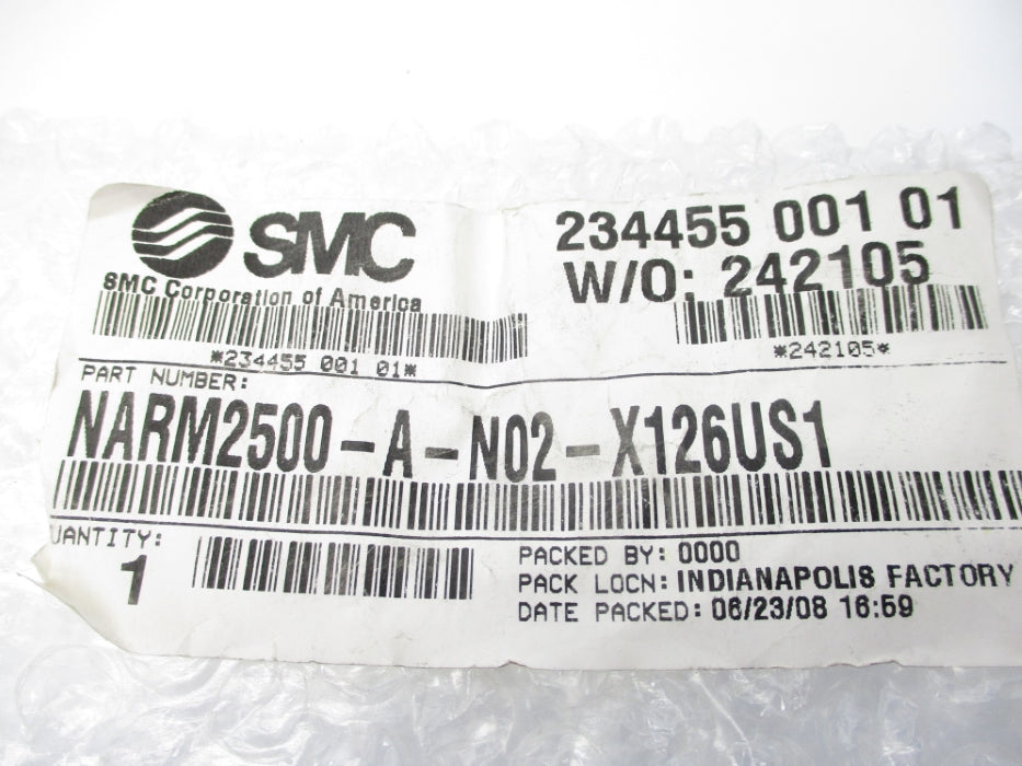 SMC NARM2500-A-N02-X126US1 NSMP