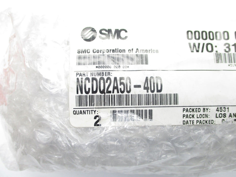 SMC NCDQ2A50-40D (PKG OF 2) NSMP
