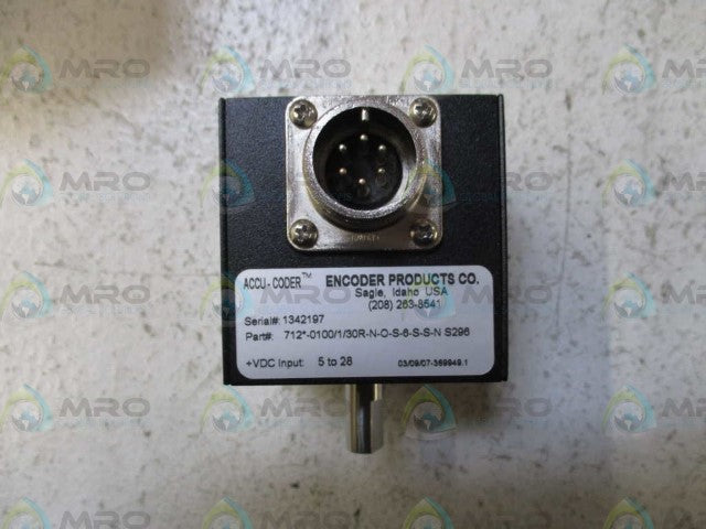 ENCODER PROTECTS ACCU-CODER 712*-0100/1/30R-N-O-S-6-S-S-N ENCODER *NEW IN BOX*