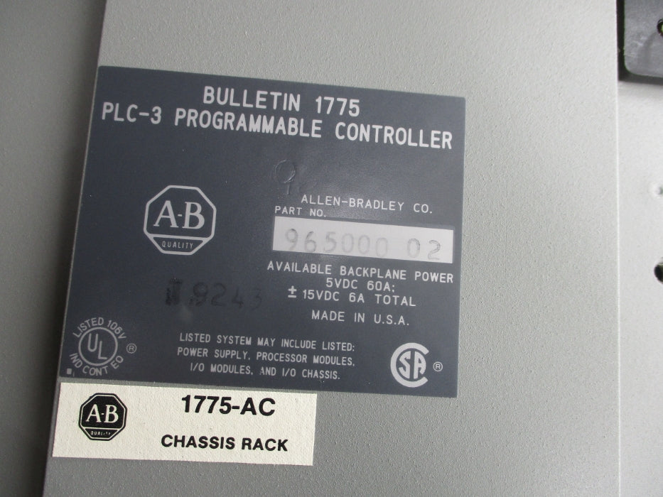 ALLEN BRADLEY 1775-AD1 PLC-3 NSNP