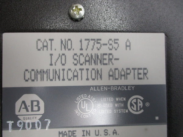 ALLEN BRADLEY 1775-S5 SER. A UNMP