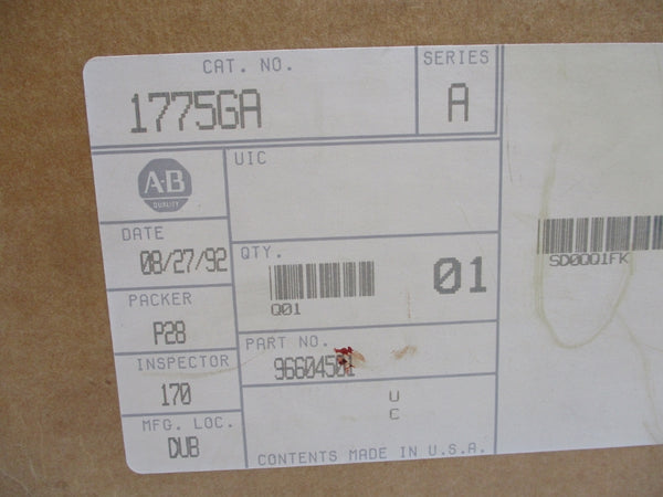 ALLEN BRADLEY 1775-GA SER. A NSMP