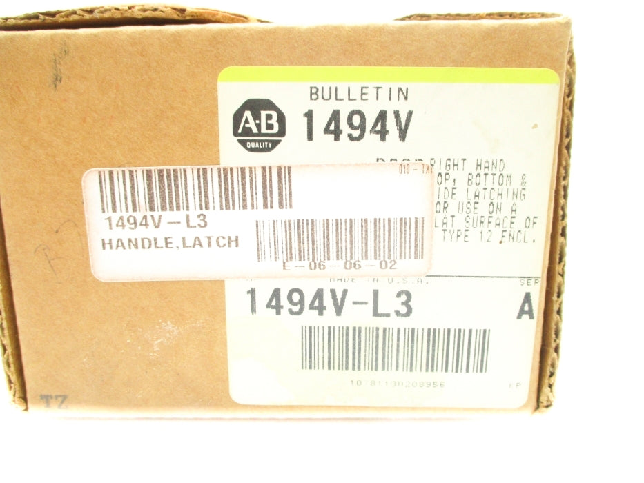 ALLEN BRADLEY 1494V-L3 SER. A (BR/YL) NSMP