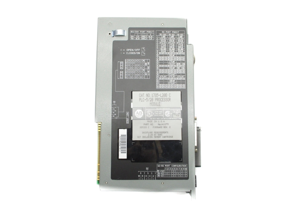 ALLEN BRADLEY 1785-L20B SER. C F/W E (NO KEY) UNMP