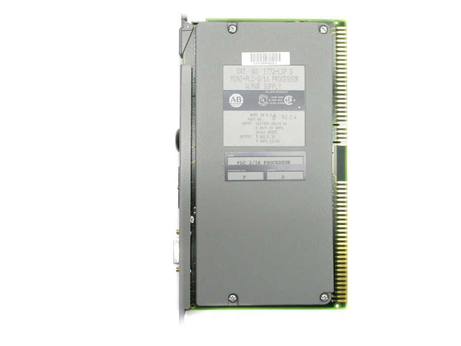 ALLEN BRADLEY 1772-LXP SER. D F/W F (NO KEY) UNMP