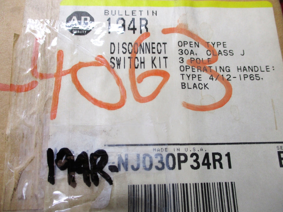 ALLEN BRADLEY 194R-NJ030P34R1 SER. B (BR/YL) NSMP