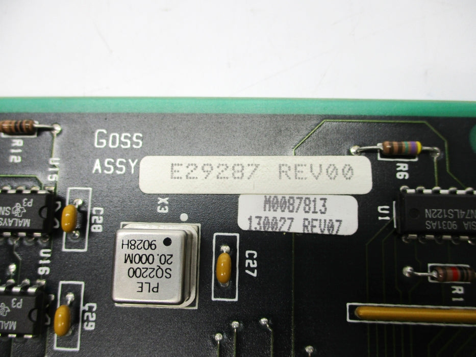 GOSS E29287 REV. 00 UNMP