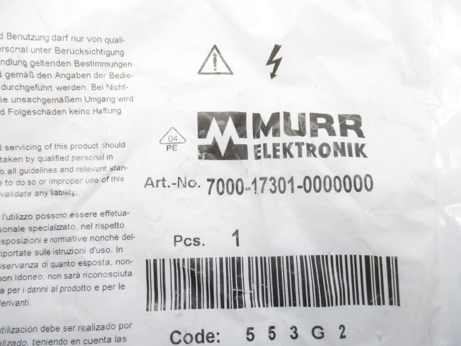MURR ELEKTRONIK 7000-17301-0000000 NSMP