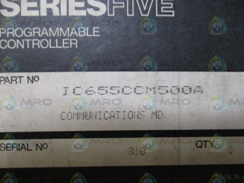 GE FANUC SERIES 5 IC655CCM500A COMMUNICATION MODULE *NEW IN BOX*